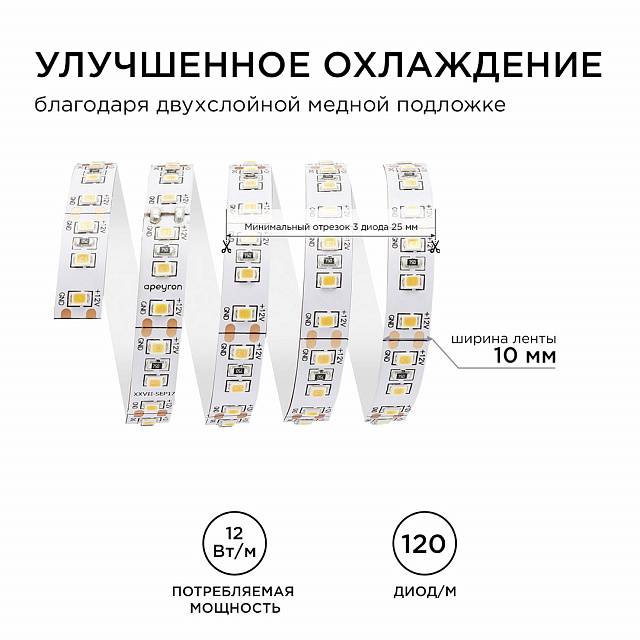 00-118 Светодиодная лента 12В SMD 2835